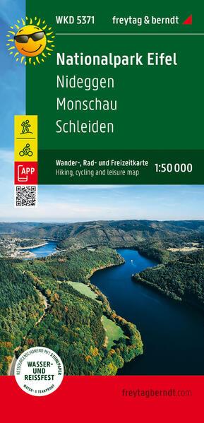 Nationalpark Eifel, Wander-, Rad- und Freizeitkarte 1:50.000, freytag & berndt, WKD 5371