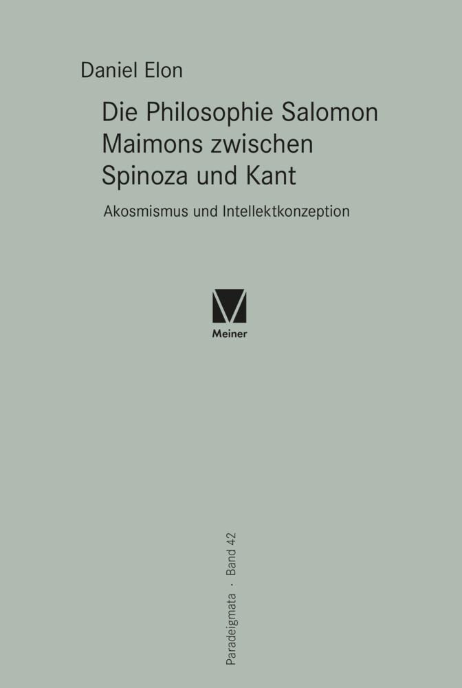 Die Philosophie Salomon Maimons zwischen Spinoza und Kant