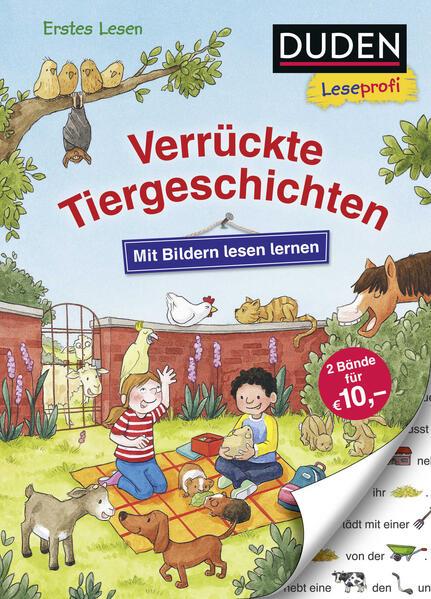 Duden Leseprofi - Mit Bildern lesen lernen: Verrückte Tiergeschichten