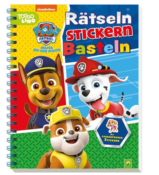 PAW Patrol - Rätseln Stickern Basteln