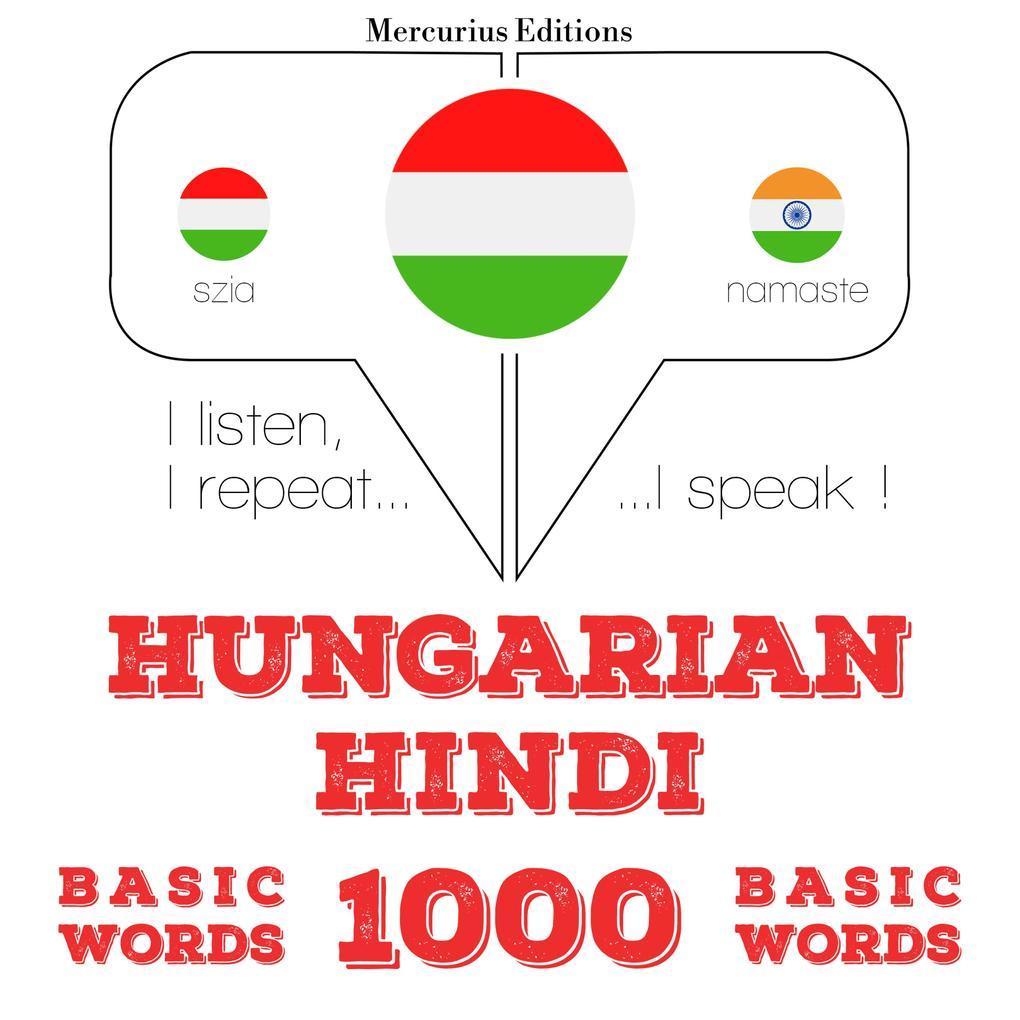 Magyar - hindi: 1000 alapszó