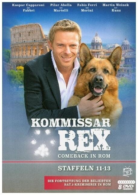 Kommissar Rex - Comeback in Rom (Staffeln 11-13). (Die Fortsetzung der SAT.1-Krimiserie in Rom) (9 DVDs)