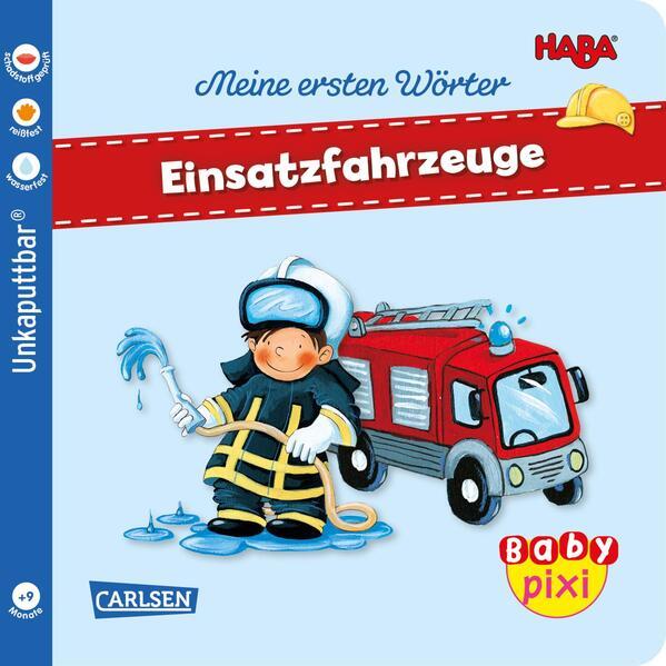 Baby Pixi (unkaputtbar) 95: VE 5 HABA Erste Wörter: Einsatzfahrzeuge (5 Exemplare)