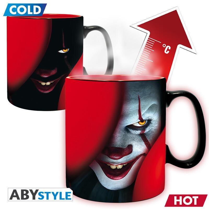 ABYstyle - Es Time To Float Pennywise Thermoeffekt Tasse