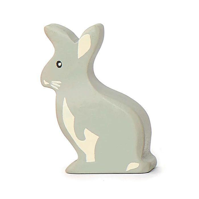 Tender leaf Toys - Holztier Hase grau