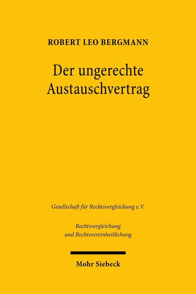 Der ungerechte Austauschvertrag