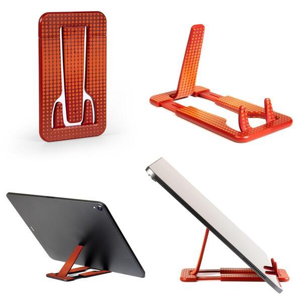 Flexistand Pro (Red Dots) - flexibler Tablethalter - für alle Handys und Tablets - superflach - stuf