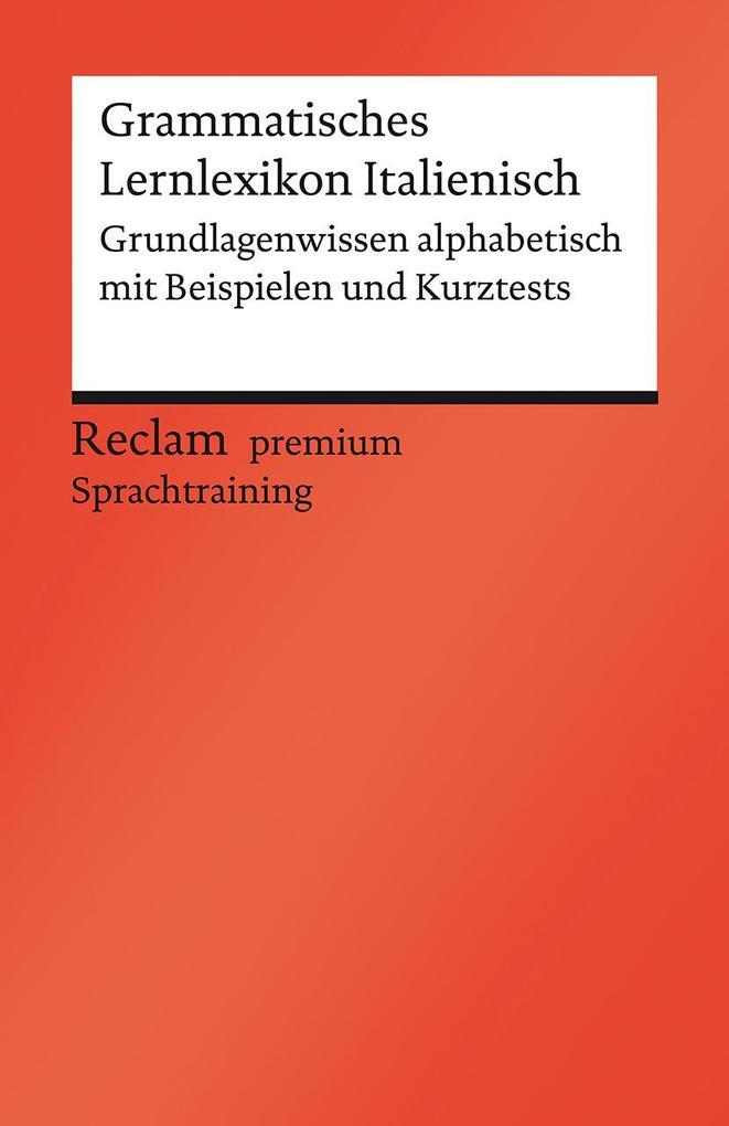 Grammatisches Lernlexikon Italienisch