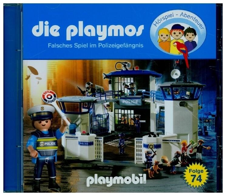 Die Playmos - Falsches Spiel im Polizeigefängnis. Folge.74, 1 Audio-CD