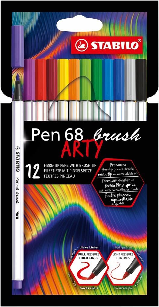 STABILO Filzstifte Pen 68 ARTY 12er Set