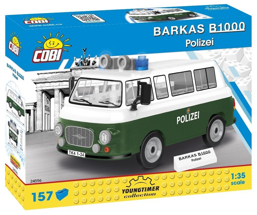 COBI 24596 - Youngtimer Collection, BARKAS B1000 Polizei, 157 Teile 1:35