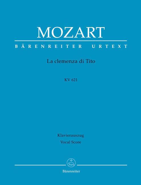 La clemenza di Tito KV 621, Klavierauszug vokal, Urtextausgabe