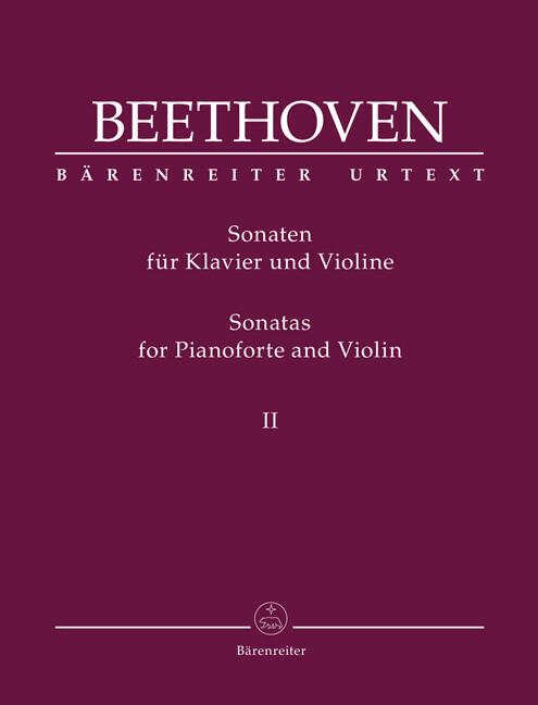 Sonaten für Klavier und Violine - Band II, Spielpartitur, Stimme, Urtextausgabe, Sammelband