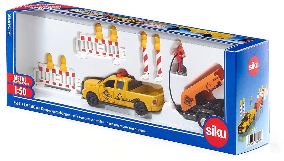 SIKU - RAM 1500 mit Kompressoranhänger