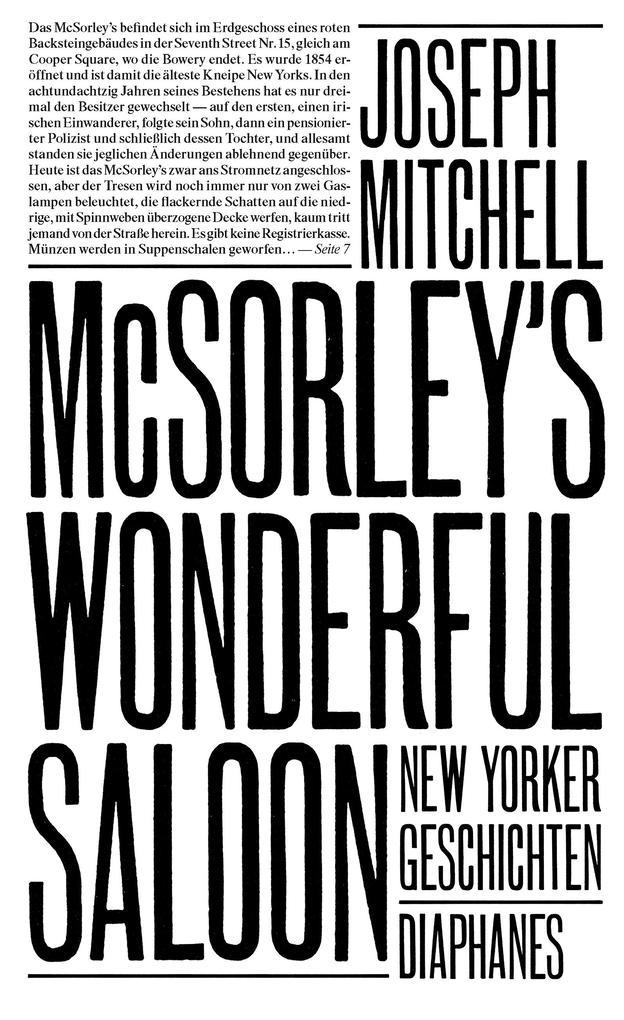 McSorley's Wonderful Saloon