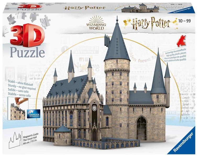 Ravensburger 3D Puzzle 11259 - Harry Potter Hogwarts Schloss - Die Große Halle - 540 Teile - Für alle Harry Potter Fans ab 10 Jahren