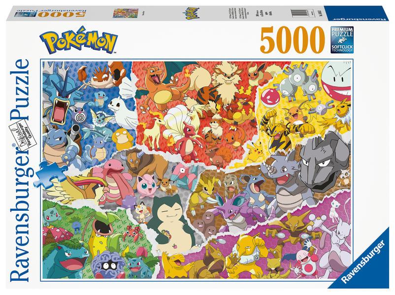 Ravensburger - Pokémon Allstars, 5000 Teile