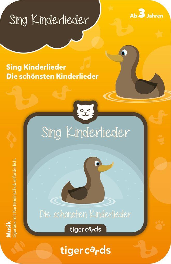 tigercard - Sing Kinderlieder - Die schönsten Kinderlieder