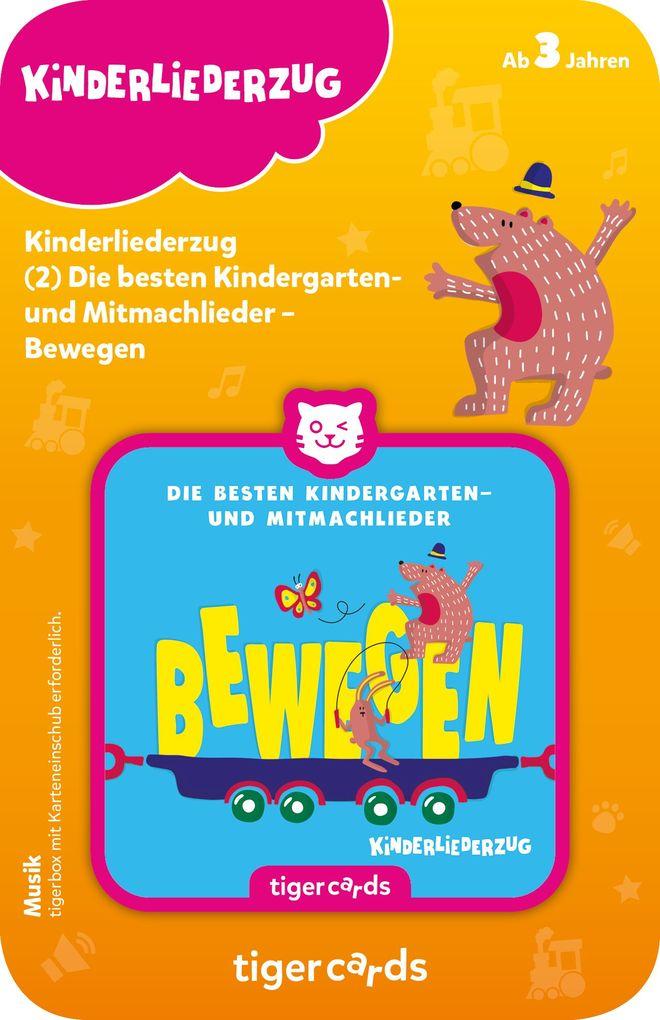 tigercard - Kinderliederzug - Folge 2: Die besten Kindergarten- und Mitmachlieder - Bewegen