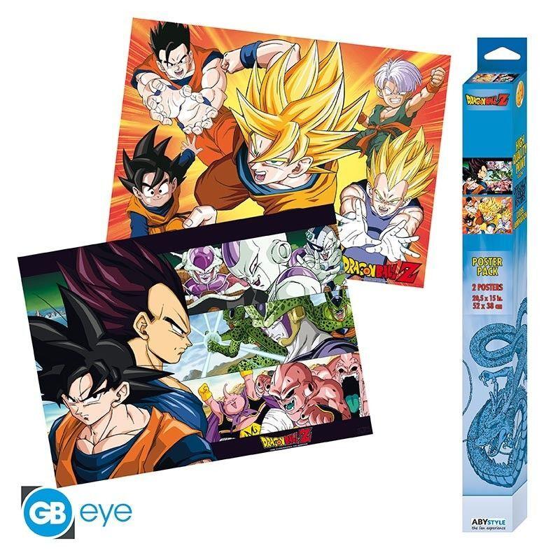 ABYstyle - Dragon Ball Saiyans Chibi Poster Set