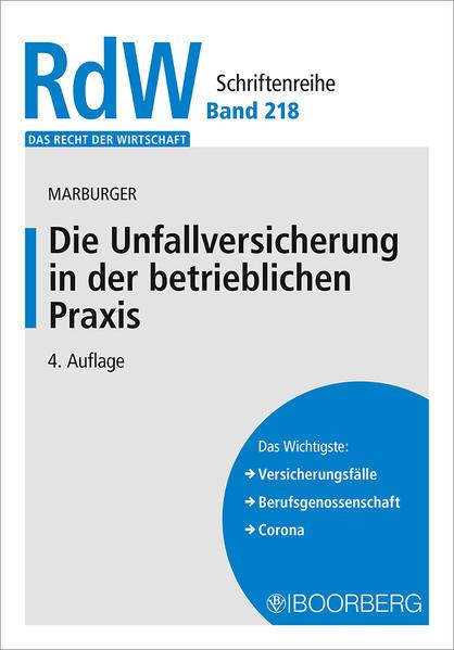 Die Unfallversicherung in der betrieblichen Praxis