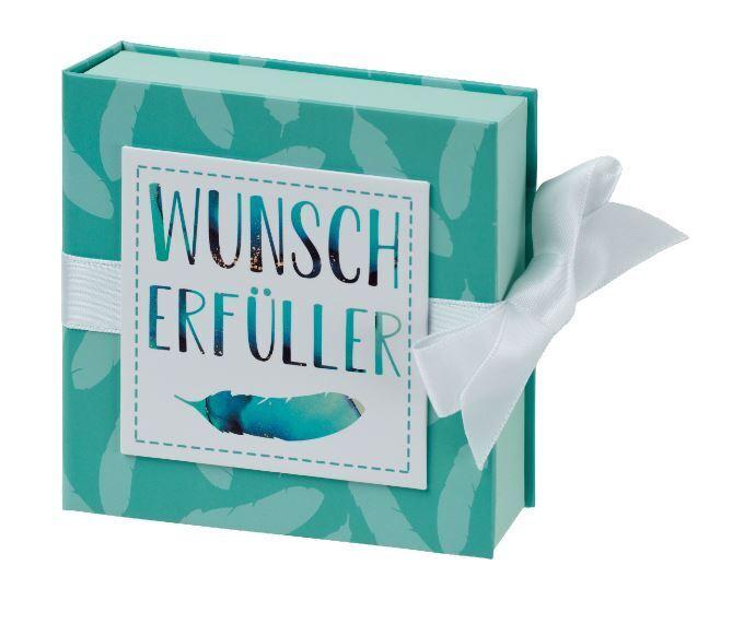 Geschenkschachtel mit Band 10 x 10 cm Wunscherfüller