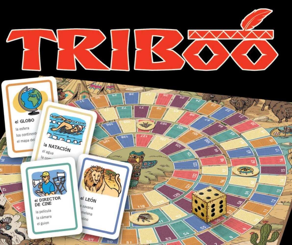 Triboo. Gamebox mit 132 Karten, Spielplan + Download