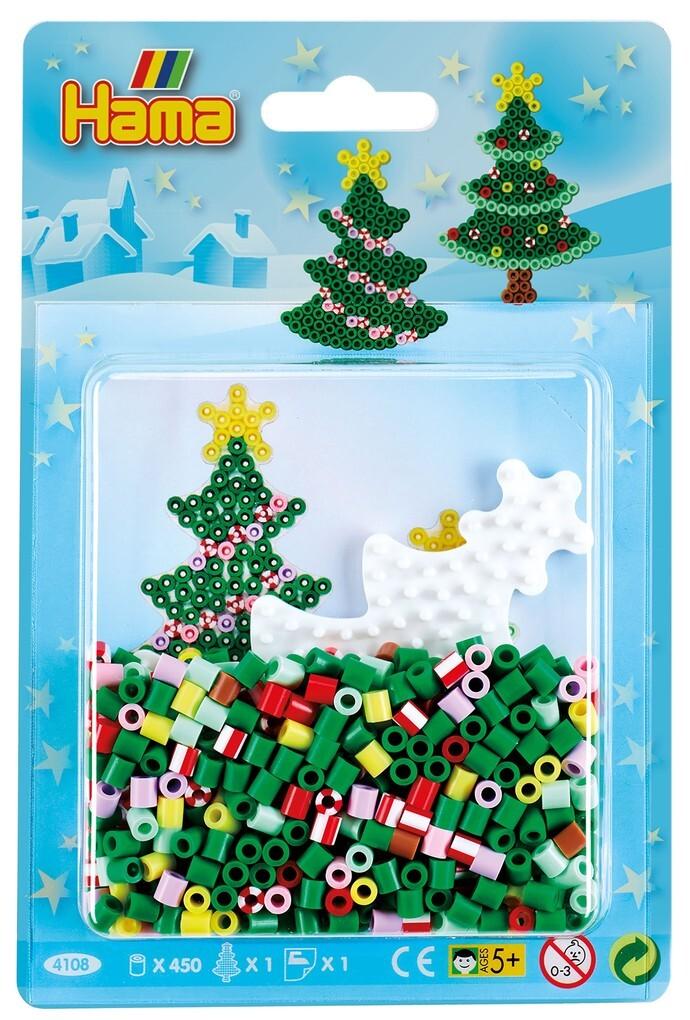 Hama 4108 - Weihnachtsbaum, Bügelperlen midi, 450 Stück