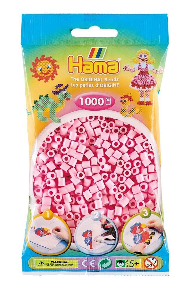 Hama 207-95 - Beutel mit Midi Bügelperlen Rose, 1000 Stück