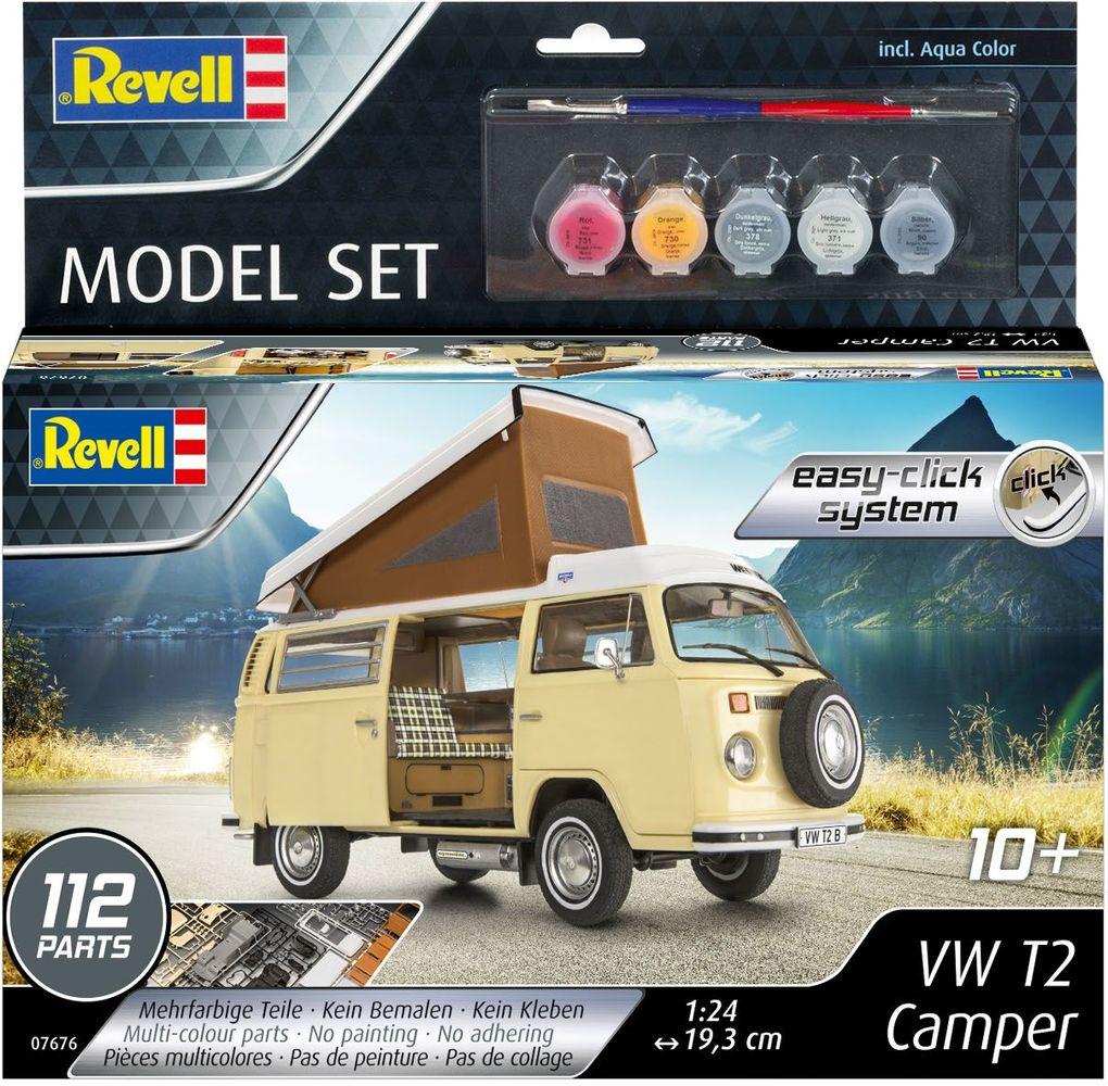 Revell - Model Set VW T2 Camper easy-click-system