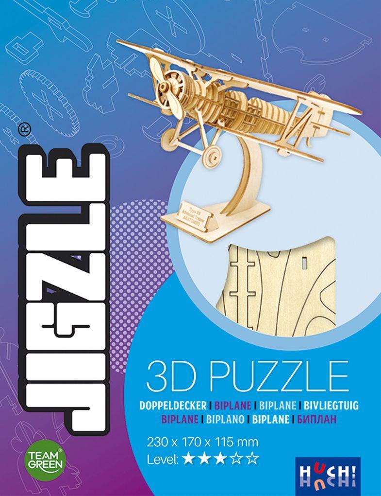 Huch Verlag - 3D Puzzle - JIGZLE Doppeldecker