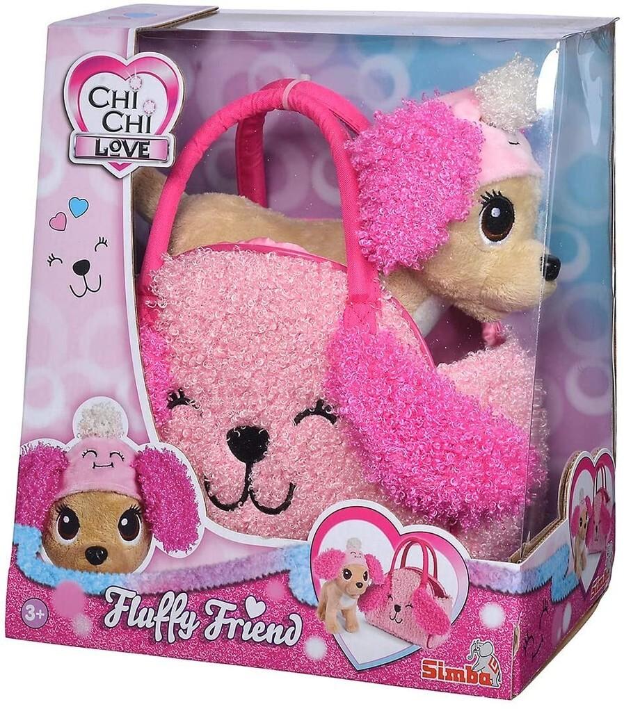 Simba 105893510 - Chi Chi Love, Fluffy Friends, Chihuahua Plüschhund mit Zubehör