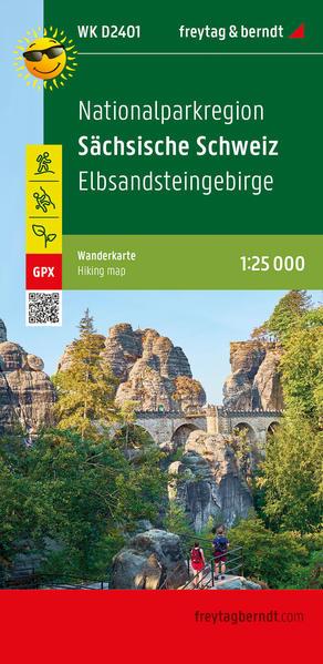 Nationalparkregion Sächsische Schweiz, Wanderkarte 1:25.000