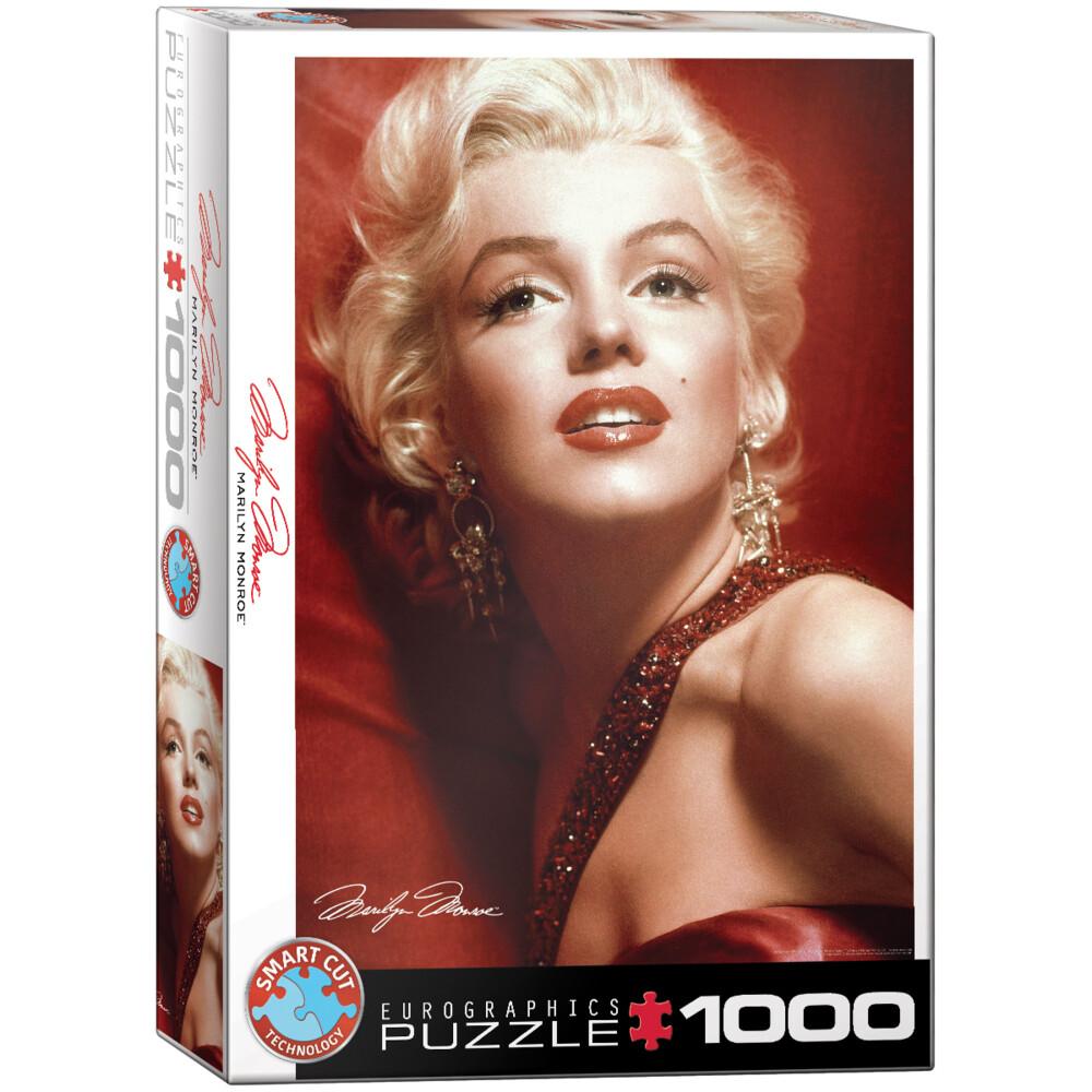 Eurographics 6000-0812 - Marilyn Monroe Portrait in Rot, Puzzle, 1.000 Teile