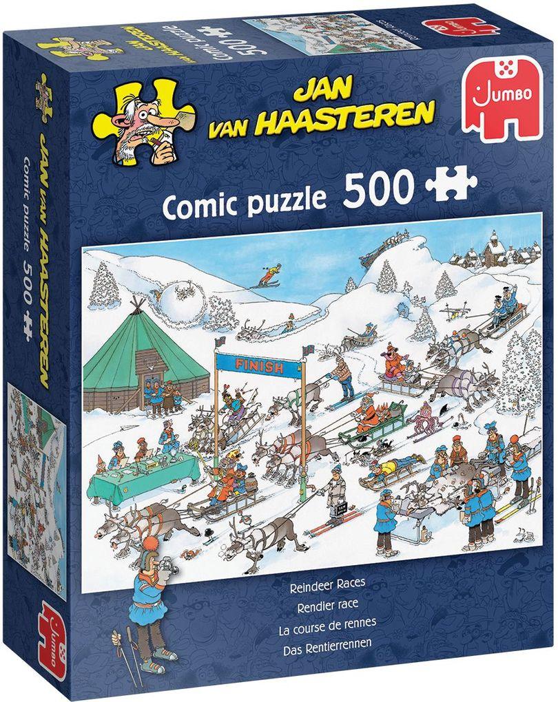 Jumbo Spiele - Jan van Haasteren - Rentier-Rennen - 500 Teile