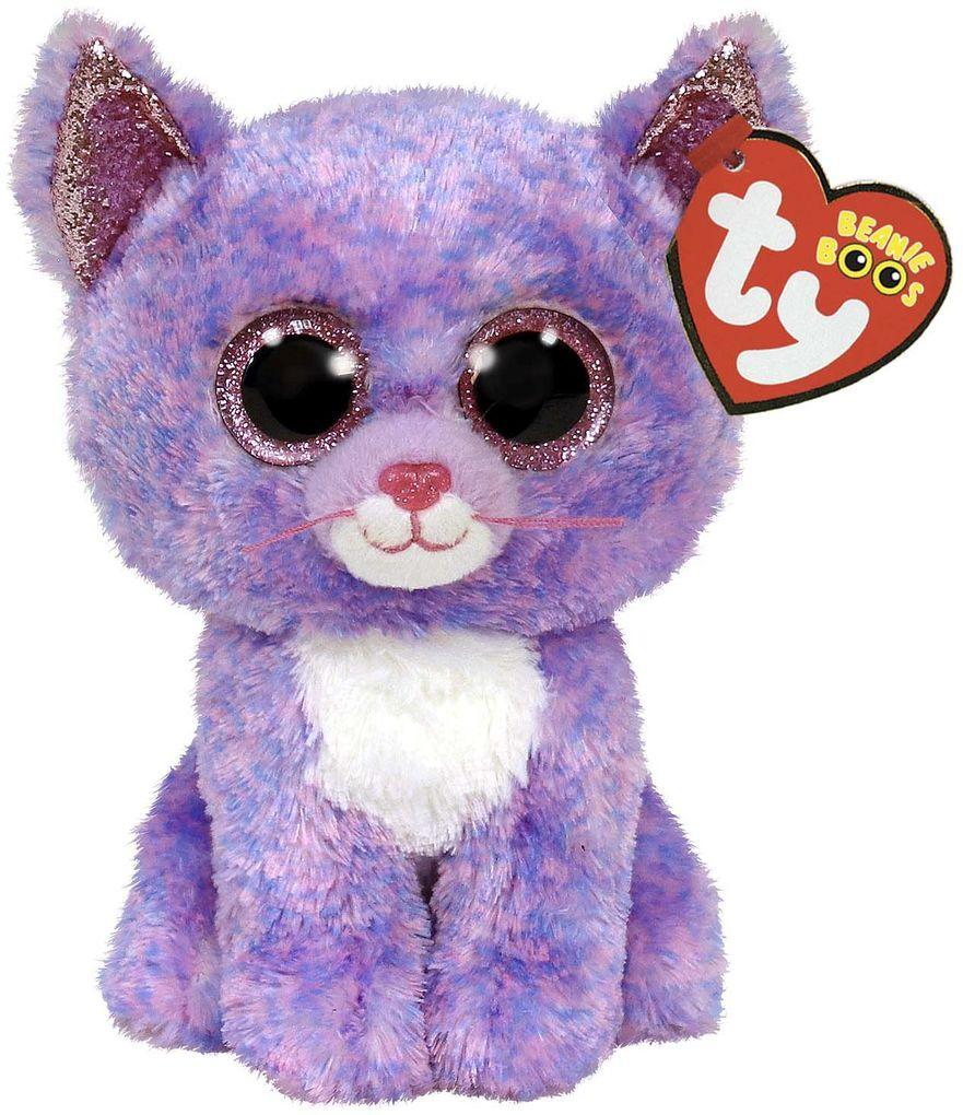 Ty - Beanie Boos - Cassidy Lavendel Katze, 15 cm, regular