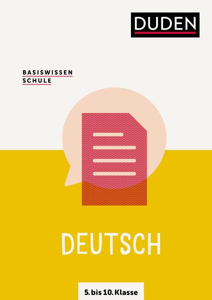 Basiswissen Schule Deutsch 5. bis 10. Klasse