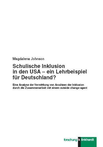 Schulische Inklusion in den USA - ein Lehrbeispiel für Deutschland?