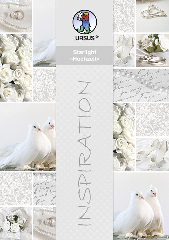 URSUS Starlight "Hochzeit", weiß/silber