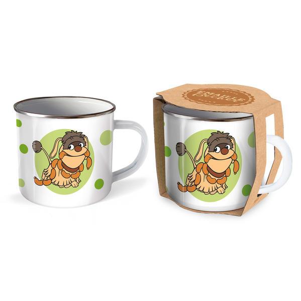 Trötsch Unser Sandmännchen Emaille Becher Tasse Moppi