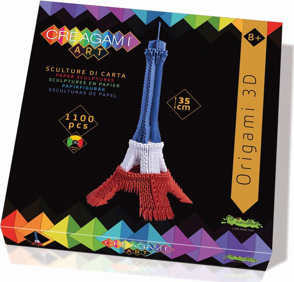 Creagami - Origami 3D Eiffelturm franz. Fahne, 1100 Teile