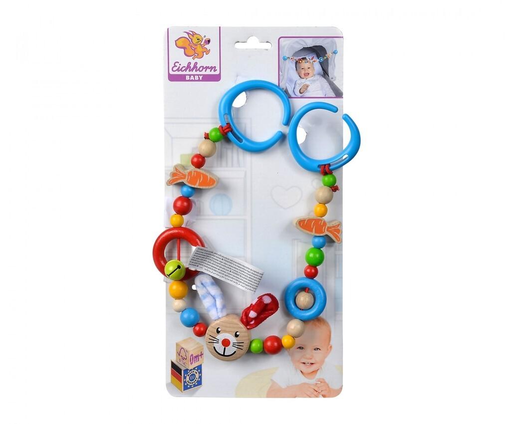 Eichhorn 100017033 - Baby Kinderwagenkette, Holz