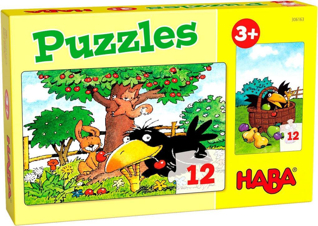 Puzzles Obstgarten. 2 x 12 Teile