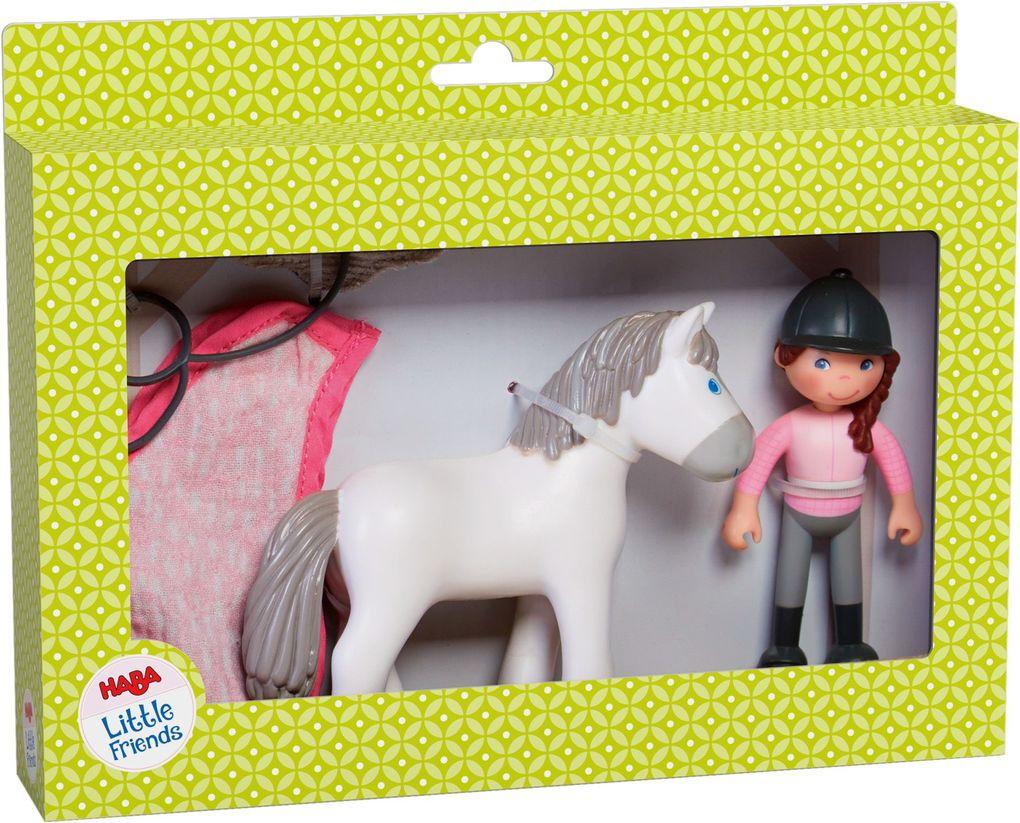 HABA - Little Friends - Reiterin Sanya und Pferd Saphira