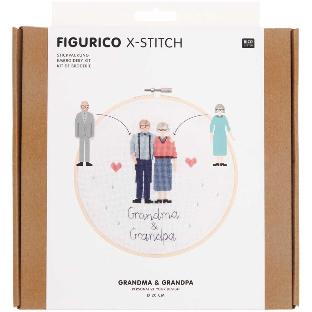 Stickpackung Figurico Grandma & Grandpa