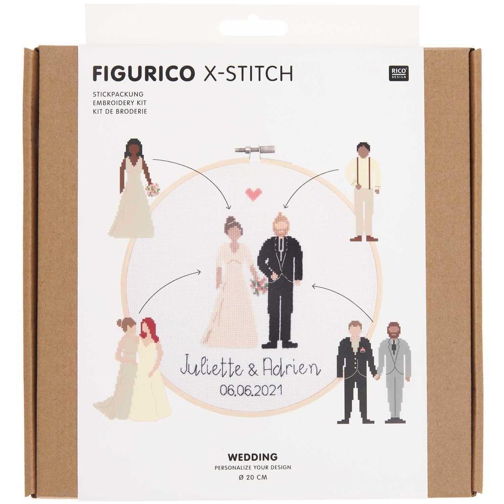 Stickpackung Figurico Wedding