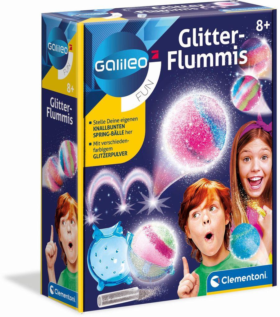 Clementoni - Galileo - Glitter-Flummis