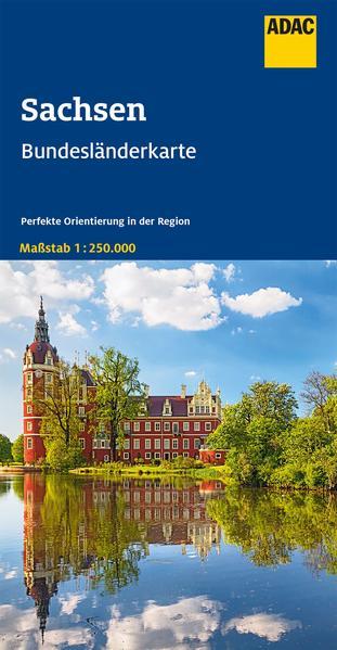 ADAC Bundesländerkarte Deutschland 09 Sachsen 1:250.000