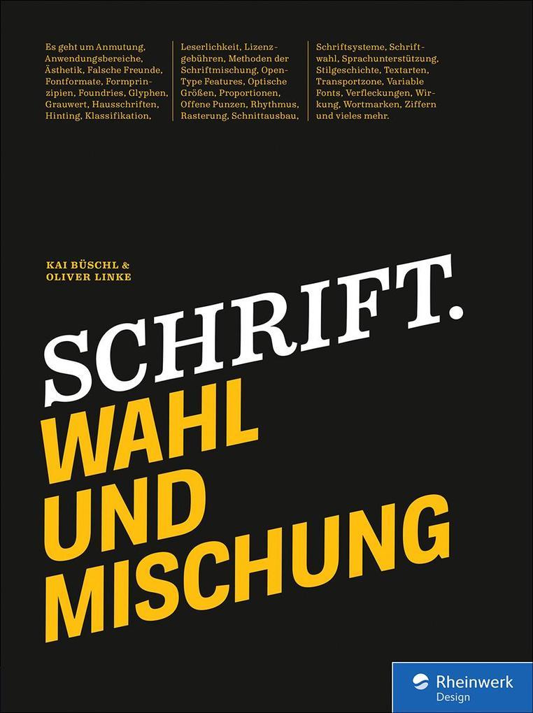 Schrift. Wahl und Mischung