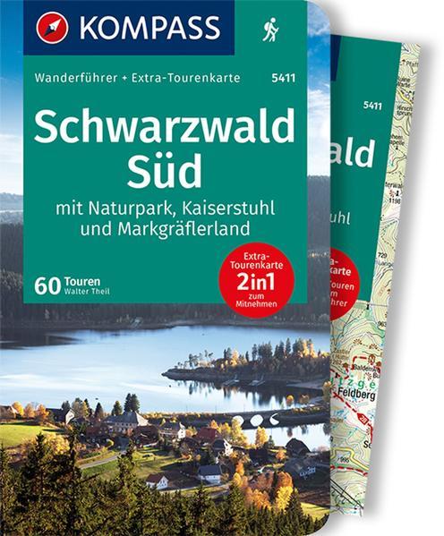 KOMPASS Wanderführer Schwarzwald Süd mit Naturpark, Kaiserstuhl und Markgräflerland, 60 Touren